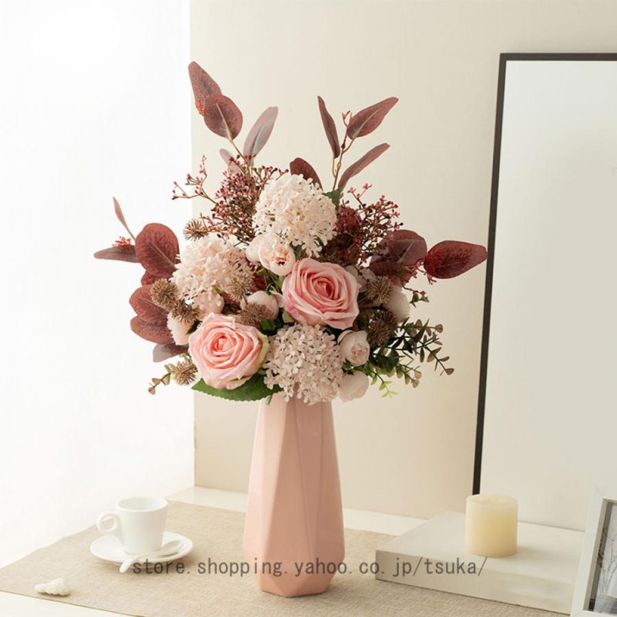 造花 枯れない花 シルク製 インテリア 本物そっくり 可愛い フラワーアレンジ ソフト触感 結婚式 プロポーズ 誕生日 バレンタインデー 母の日 お祝い お見舞い｜モードナチュレ店