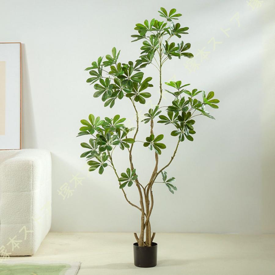 シェフレラ フェイクグリーン 観葉草木 今めかしい 鉢植え 如何様物 造花 アロハ州 トロピカル 人工あずま屋 大型 室内装飾 部屋の入り口 バス発着場 人工観葉草木 開店祝賀会