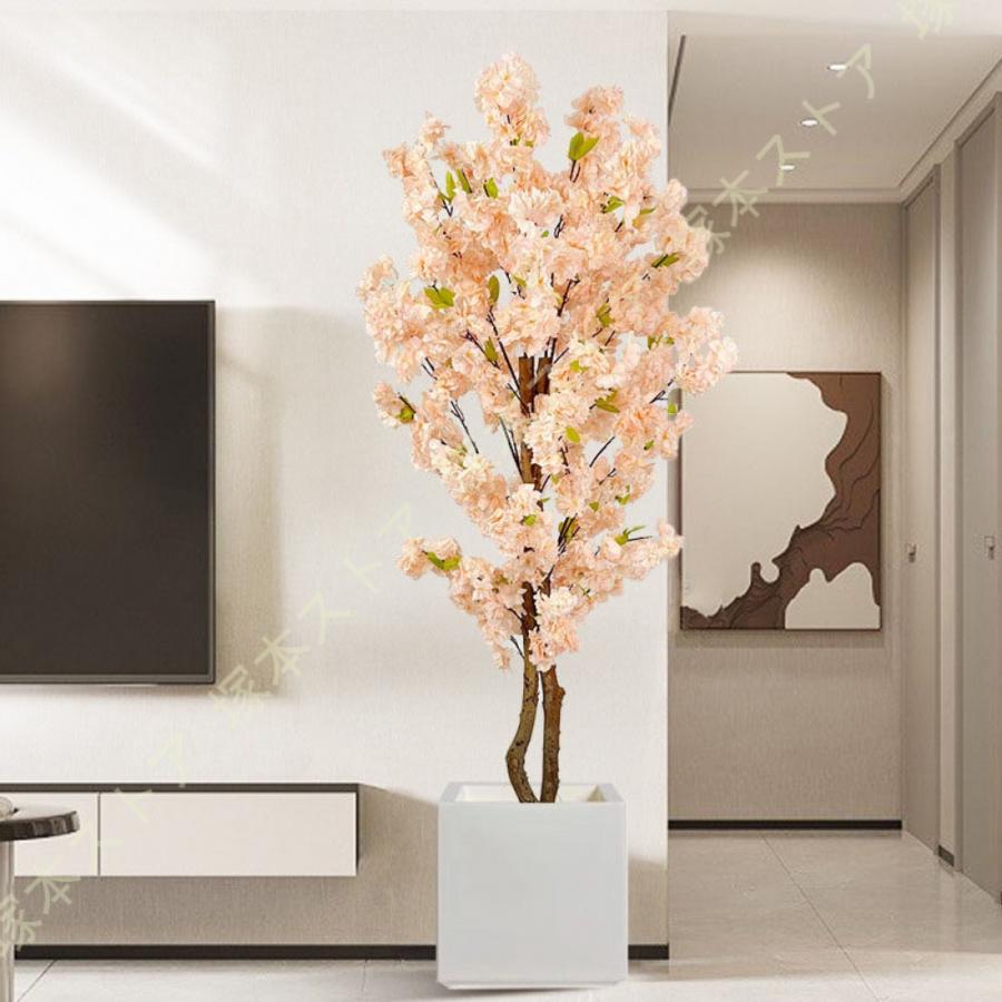 人工あずま屋 人工 観葉草木 如何様物 桜の木 桜 フェイクグリーン 造花 飾り気の無い取り計らう 室内装飾 室内 室外 如何様物草木 人工観葉草木 水やり不必要 枯れない 盆栽草木
