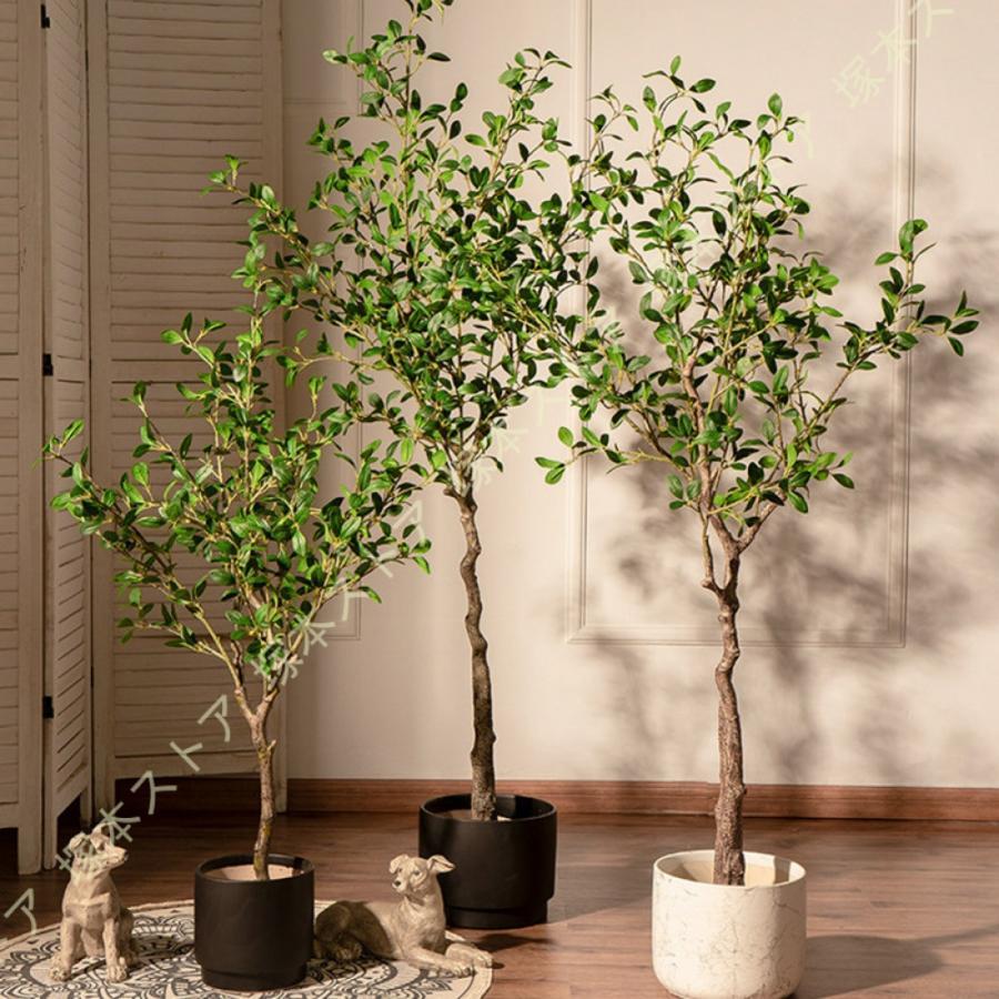 造花 フェイクグリーン 人工 観葉植物 グリーン 大型 個性的 観葉樹 フェイク インテリア 屋内 リビング オフィス おしゃれ 大きめ 鉢植え 植木 天然木 アート|モードナチュレ店