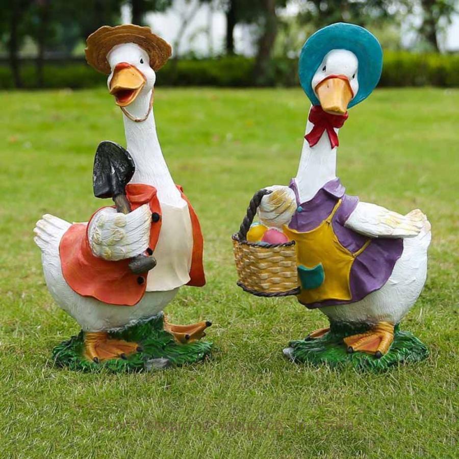 鵞鳥 飾りつけ 毛の荒物 毛の荒物 オブジェ 飾りつけ 室内装飾 部屋の入り口 庭 雑貨 庭園 ガーデニング 飾りつけ 飾りつけ 屋内 室外 戸外用 庭園用 母の日