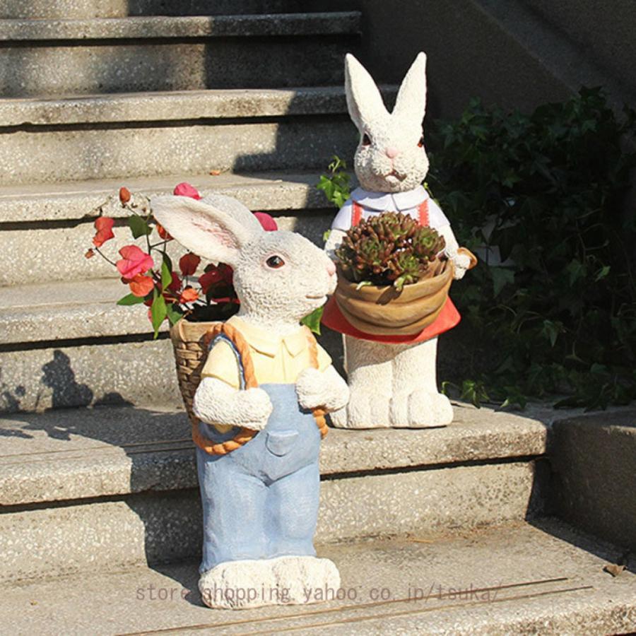 ガーデンオーナメント うさぎ 愛くるしげ 今めかしい 飾りもの 飾りもの 毛の荒物 毛の荒物 園地 かざり付ける 花やしき ガーデニング装置 園芸雑貨 室内装飾 庭オブジェ