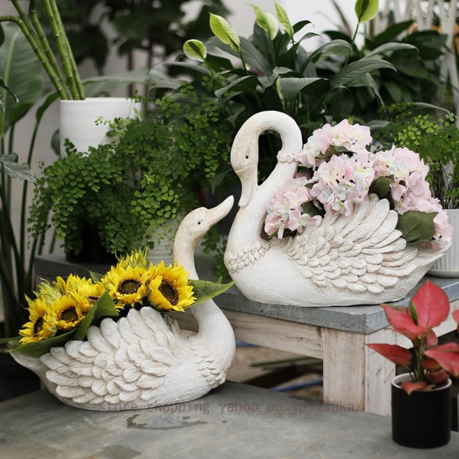 飾りつけ 白鳥 飾りつけ 鴨の飾りつけ 庭園付属物 庭園装置 オブジェ 鵠 飾りつけ レジン製 今めかしい 愛くるしい 庭園 毛の荒物 白鳥グッズ 芝地 部屋の入り口先
