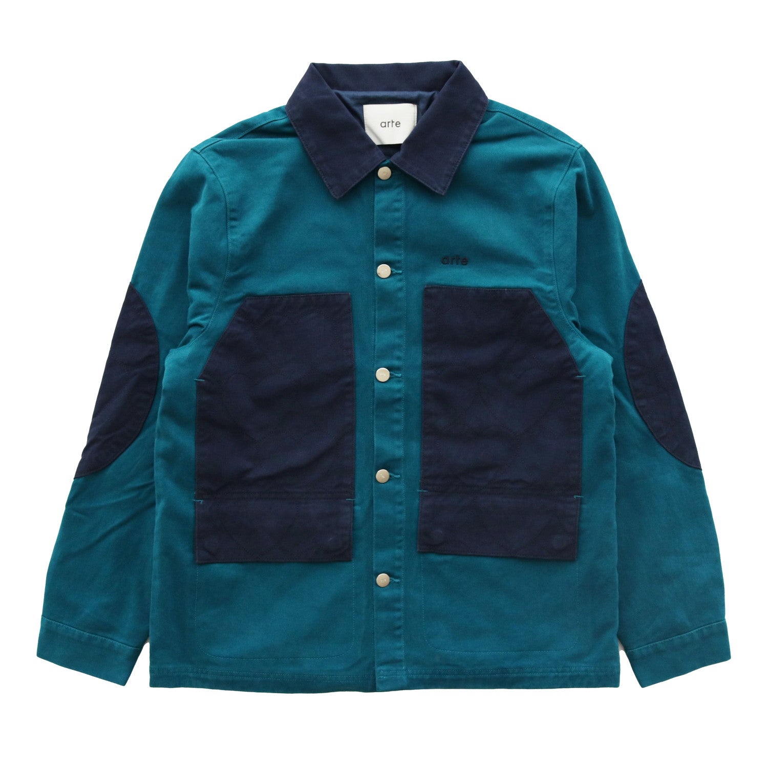 Arte｜Workwear Heart Padded Jacket #PETROL BLUE [AW23-081J]