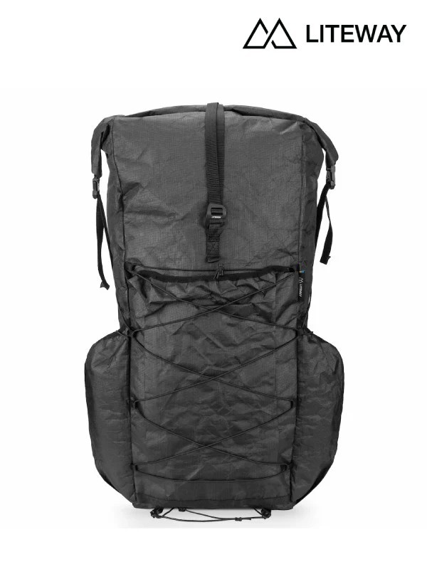 LITEWAY ライトウェイ｜BIGGIE PACK ULTRA 45L (Ultra200X) #Black [big ult ply blk] ビギーパック ウルトラ画像