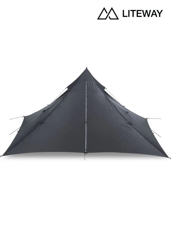 LITEWAY ライトウェイ｜PYRAOMM SOLO TARP #Black [pyra solo blk]｜TAMAYA-GROUP店