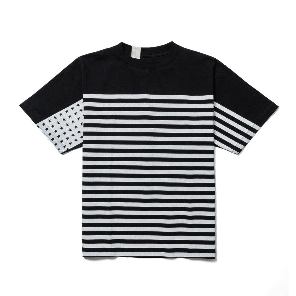 F-LAGSTUF-F｜N.HOOLYWOOD | STAR & BARS Tee #BLACK [24SS-FS-N H-01 / FS1435]｜TAMAYA-GROUP店