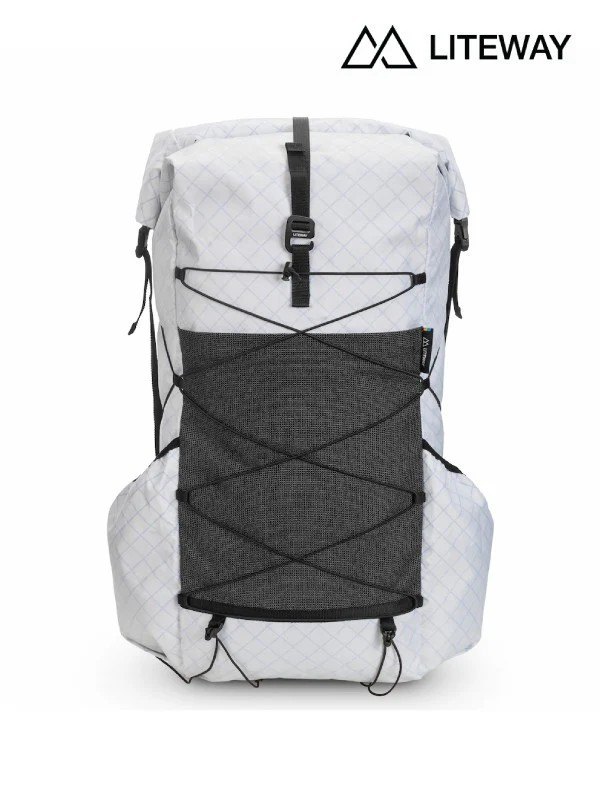 LITEWAY 点火装置通い路｜GRAMLESS PACK 35L #Cloud Grey [gra epx cgr sm] グラムレスパック 35L (エコ風呂敷き包み EPX200)