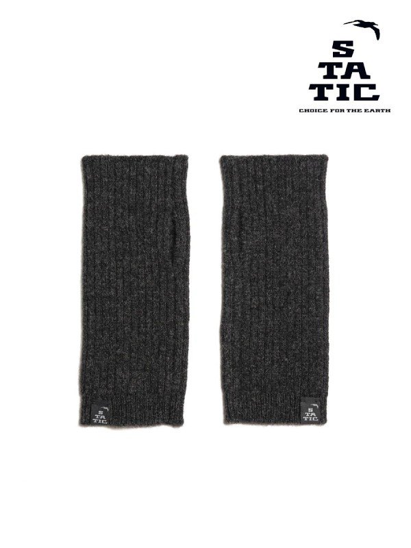STATIC 静的｜Yak Wrist Warmer #Carbon [84901] おしゃべり リストウォーマー