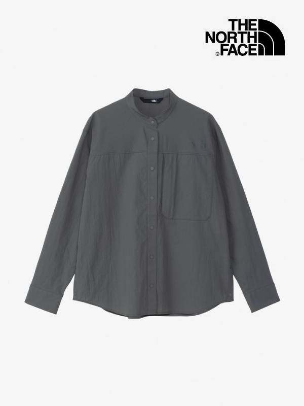 ノースフェイス　Walls shirt NR22204 THE NORTH FACE SHORT SLEEVE SHIRT WALLS L POLYESTER MULTI