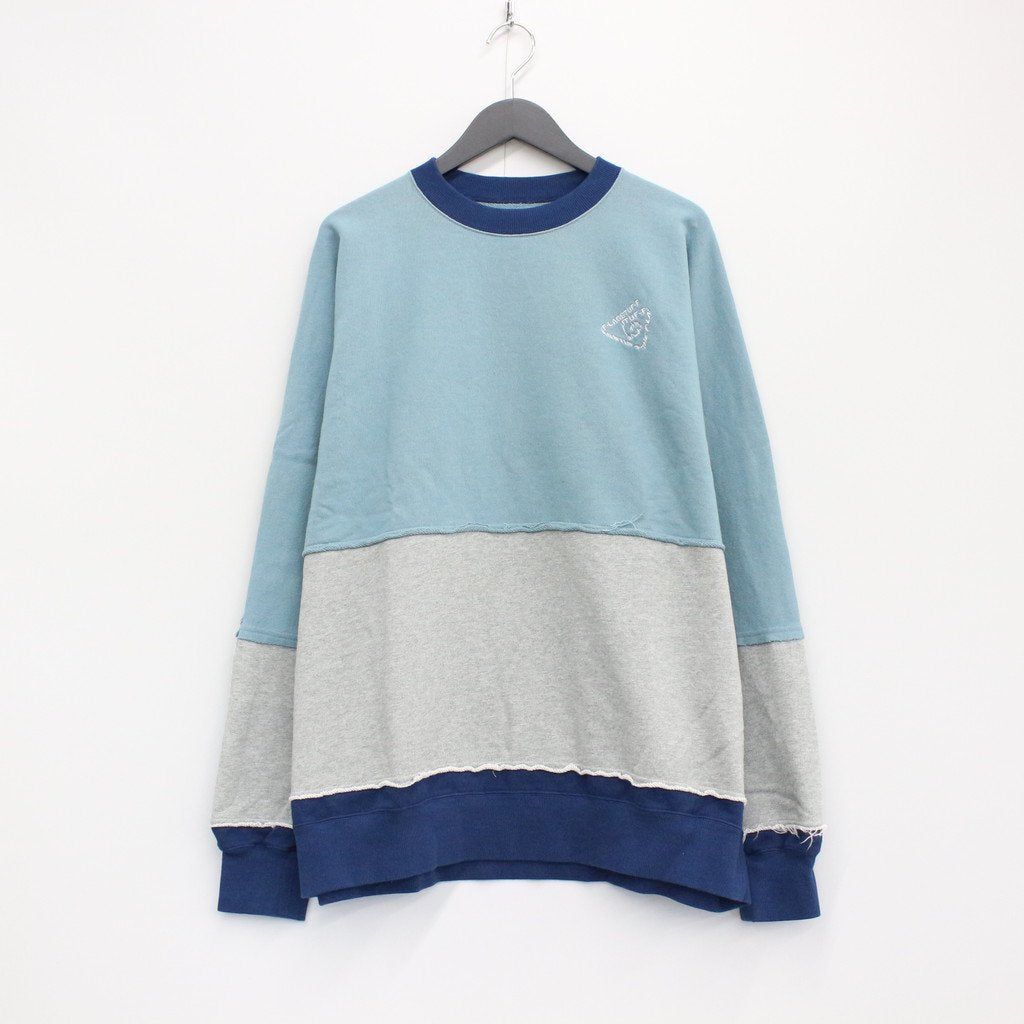 F-LAGSTUF-F｜MULTI COLOR CUTOFF SWEAT #BLUE [23SS-FS-34/FS1078]