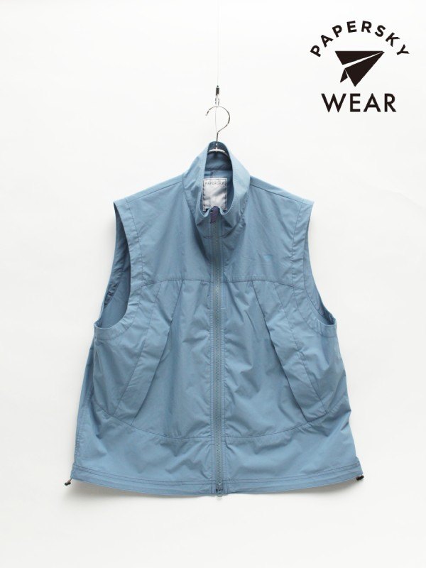 PAPERSKY WEAR ペーパースカイウェア｜SURUGA BAY VEST #73 BL&times;GY [PS251017] スルガベイ ベスト｜TAMAYA-GROUP店