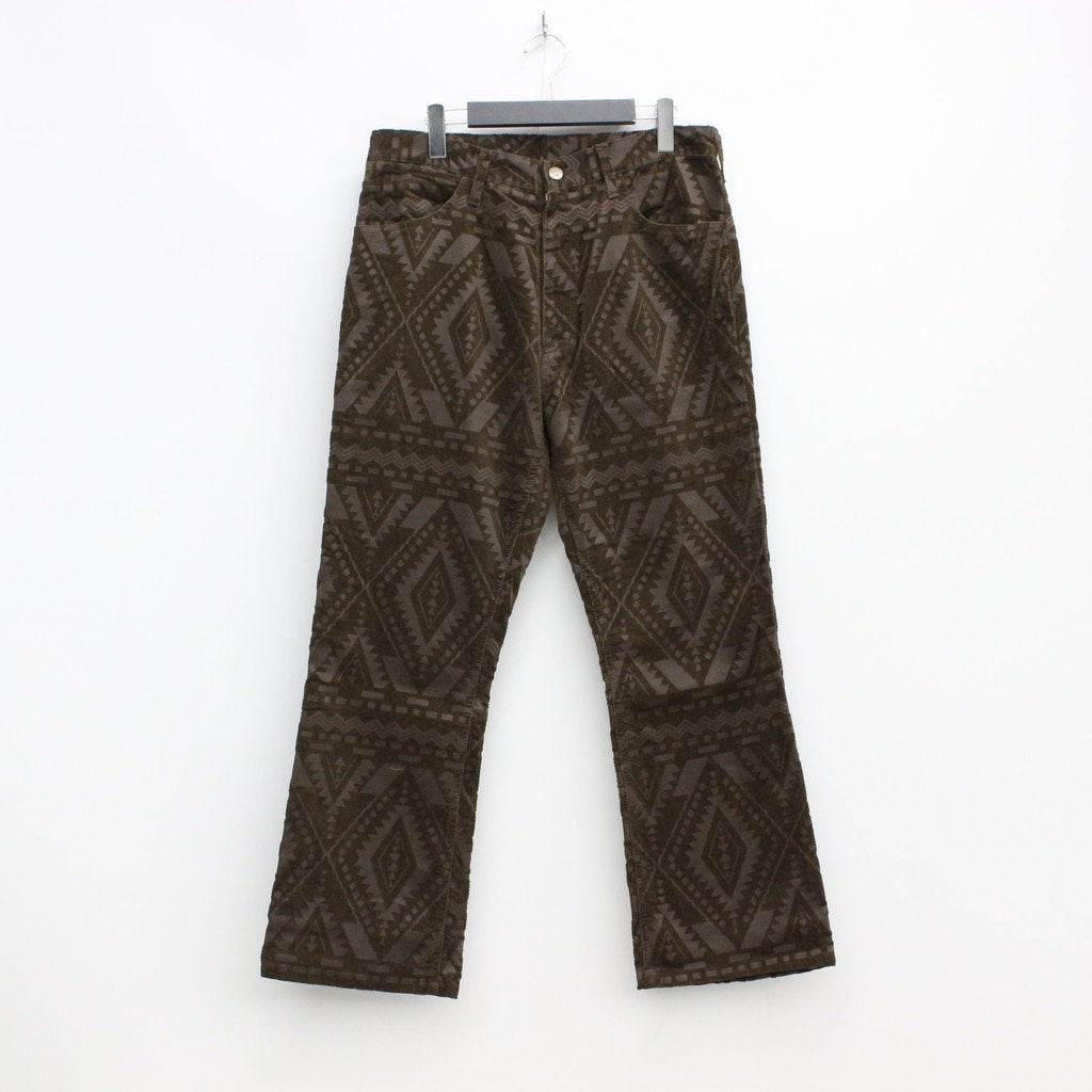 Nasngwam.｜SOUTH FLARE PANTS #NATIVE BROWN [P0413304]｜TAMAYA-GROUP店