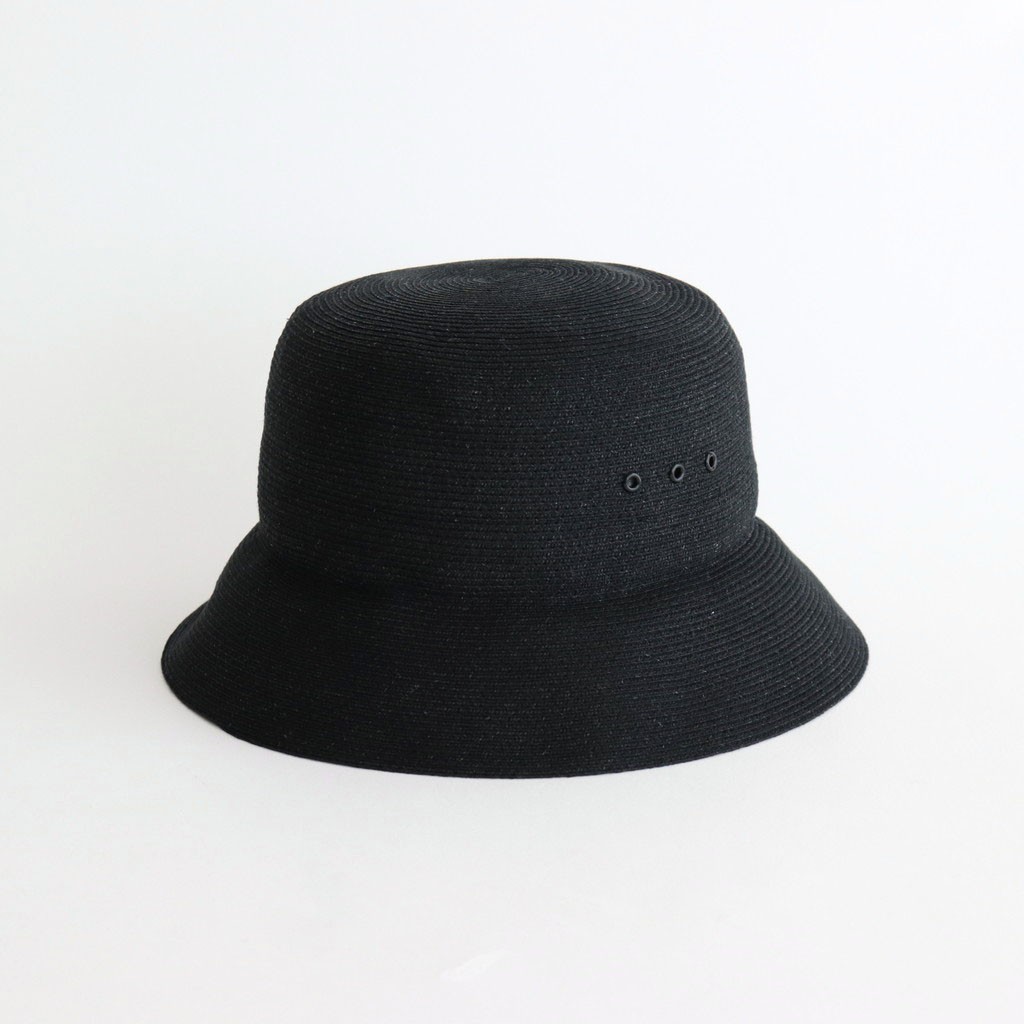 SOLARIS HATMAKERS&Co.｜BRAID BUCKET HAT #BLACK [Y01012]｜TAMAYA-GROUP店