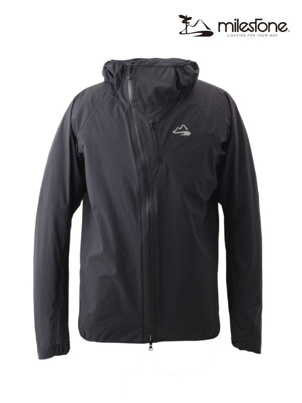 milestone マイルストーン｜Up-Swing Rain Hoody #グラファイトブラック アップスウィング レインフーディ