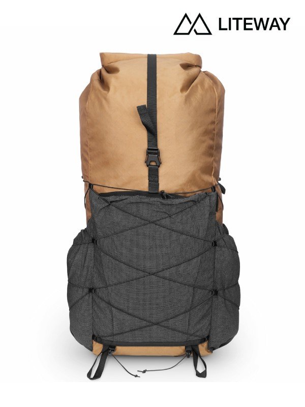 LITEWAY ともし火通い路｜ELEMENTUM PACK 50L #Coyote [ele epx coy] 化学元素 容器に並べる 50L ECOPAK EPX200