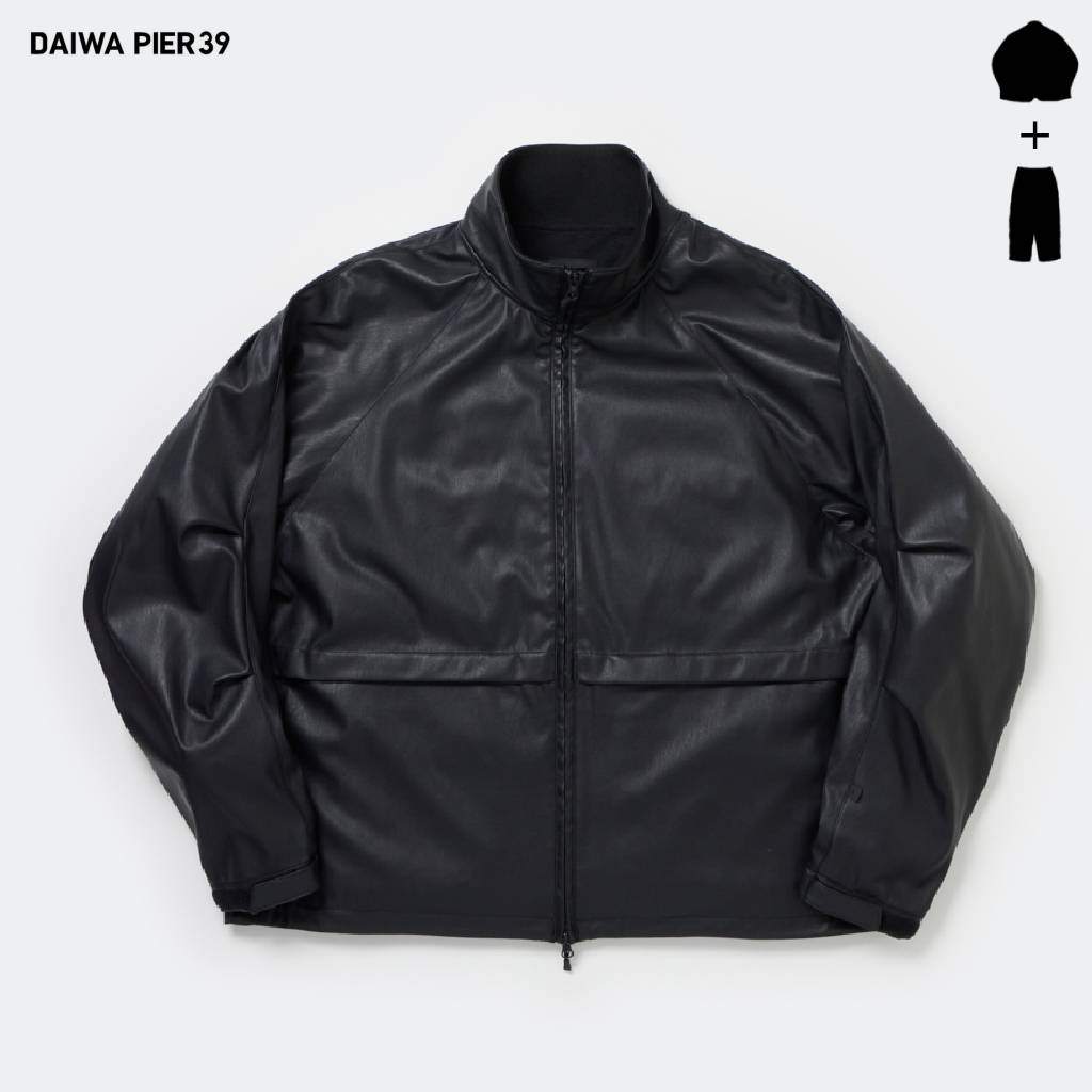 DAIWA PIER39｜TECH SYNTHETIC SKIN WINDBREAKER JACKET & TECH SYNTHETIC SKIN WINDBREAKER PANTS #BLACK [BJ-40025W / BP-40025W]｜TAMAYA-GROUP店