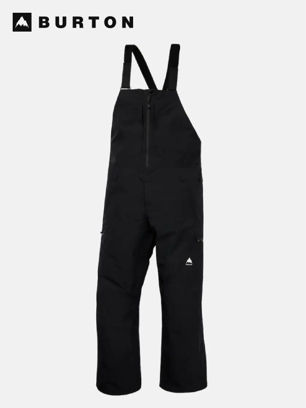 BURTON バートン｜25/26模範例 Men\u0027s Reserve GORE-TEX 2L Bib Pants #TRUE BLACK [302451] メンズ 取っておく ゴアテックス 2L ビブパンツ【S_30】
