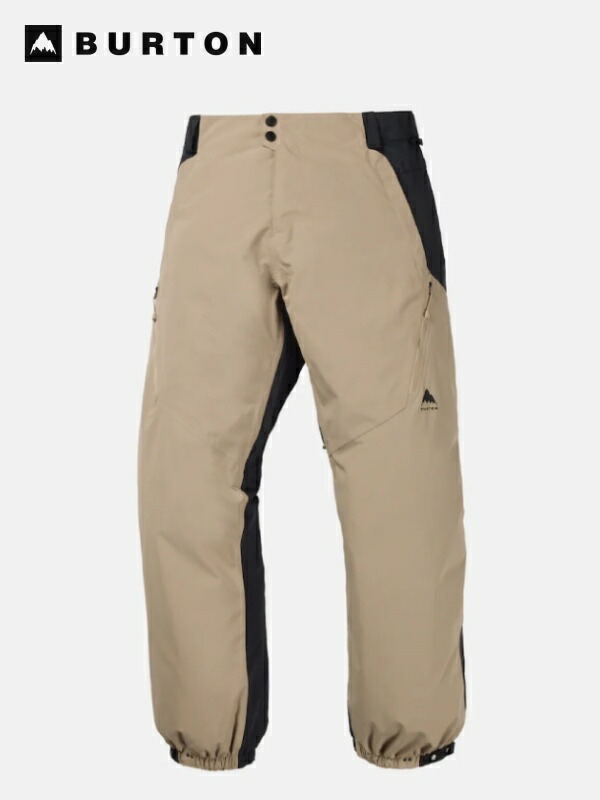 BURTON バートン｜25/26模範例 Men\u0027s Reserve 2L Relaxed Pants #SUMMIT TAUPE/TRUE BLACK [302711] メンズ 取っておく 2L 伸び伸びする ズボン下【S_30】