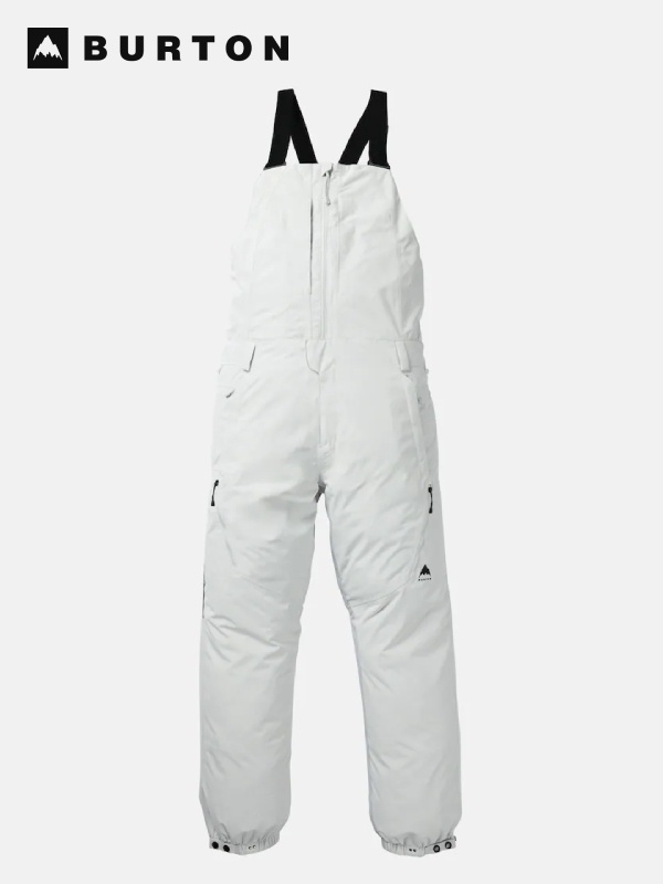 BURTON バートン｜25/26模範例 Men\u0027s Reserve 2L Relaxed Bib Pants #GRAY CLOUD [302691] メンズ 取っておく 2L 伸び伸びする ビブパンツ【S_30】