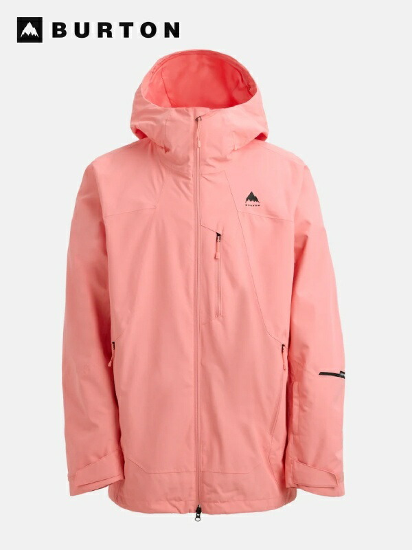 BURTON バートン｜25/26模範例 Men\u0027s Reserve 2L Jacket #SUNRISE CORAL [302551] メンズ 取っておく 2L 上衣【S_30】