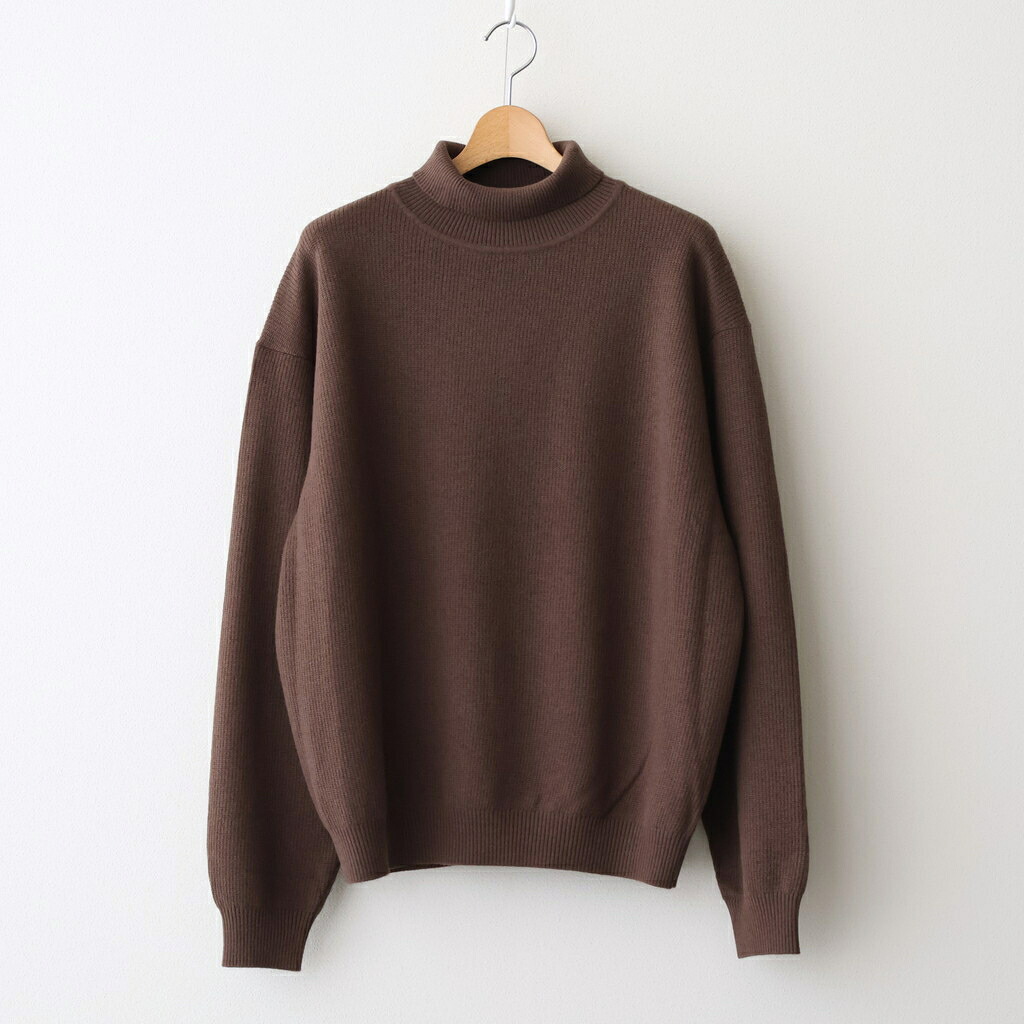 crepuscule｜Turtle Neck #BROWN [2503-006]｜TAMAYA-GROUP店