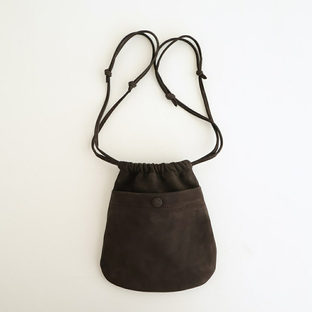 CCU｜DRAWSTRING BAG #BROWN [BG-32-C-NUBCK-4]｜TAMAYA-GROUP店