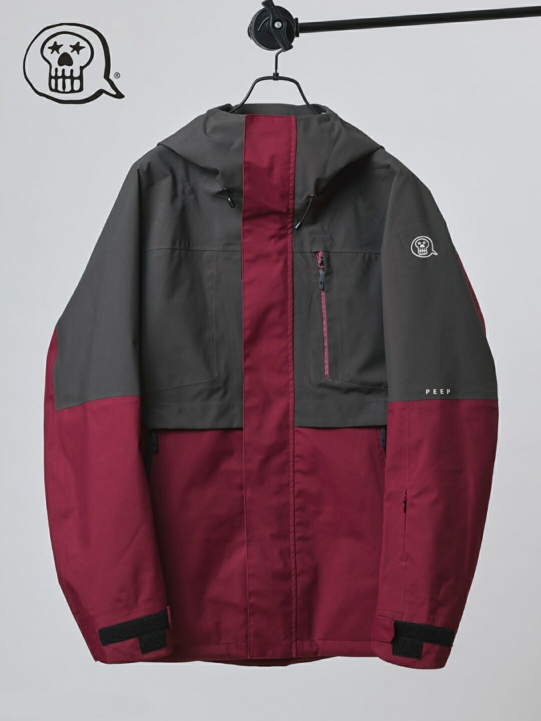 unfudge outerwear アンファッジ アウターウエア｜25/26青写真 PEEP JACKET #GRAPE / CHARCOAL ピープジャケット【回収相応う済】【S_30】