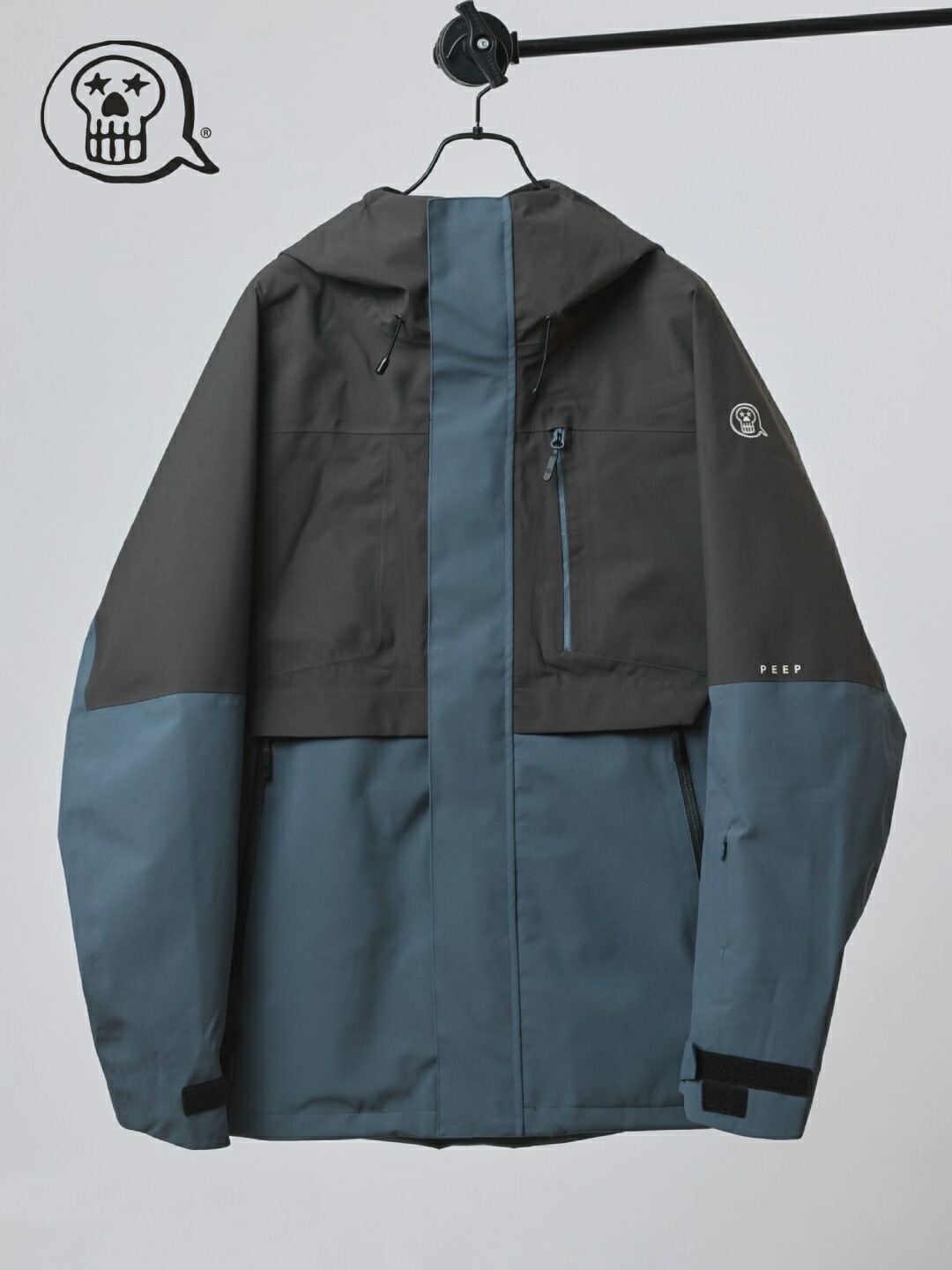 unfudge outerwear アンファッジ アウターウエア｜25/26青写真 PEEP JACKET #BLUEGREY / CHARCOAL【回収相応う済】【S_30】