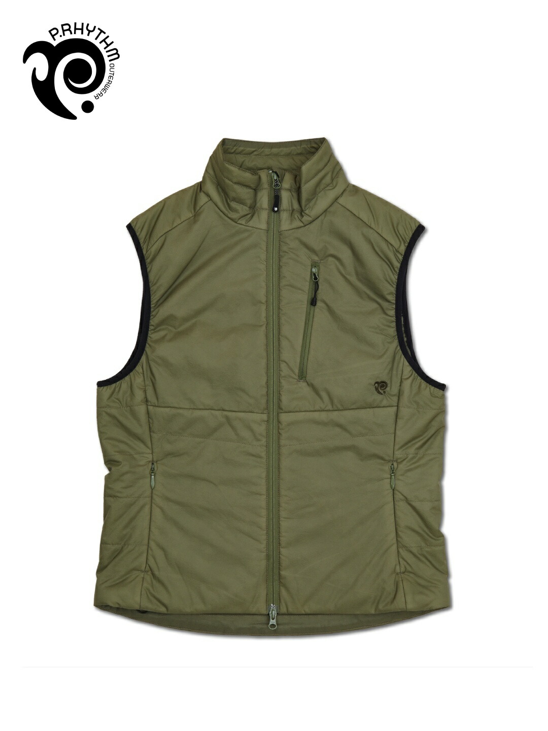 P.RHYTHM プリズム｜25/26模範例 ISULATION VEST #STONE GRAY [PRM-26338] インサレーションベスト【S_30】