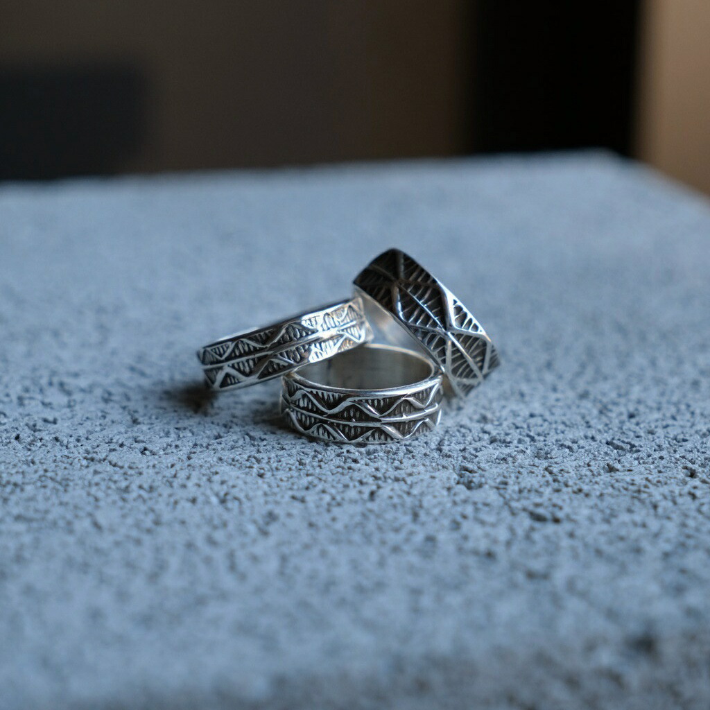 楽天市場】Darrell Cadman Stamp Work Ring ダレル キャドマン