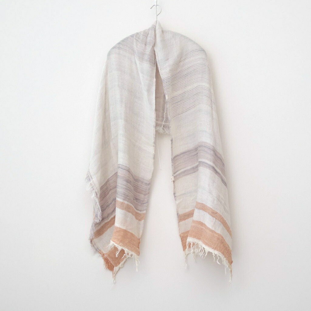 tamaki niime｜roots shawl MIDDLE #O [BE-GY-828]
