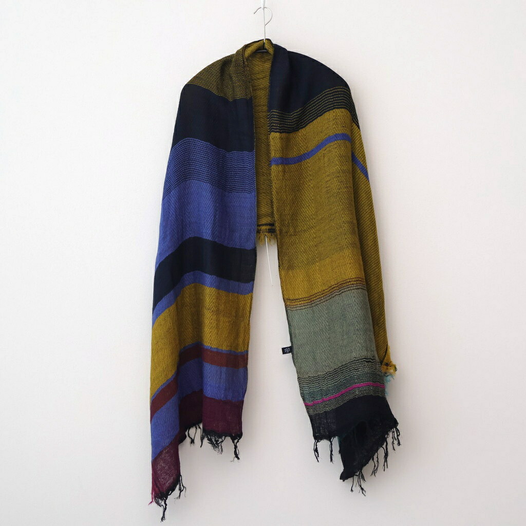 tamaki niime｜roots shawl MIDDLE #J [YE-NV-1406]
