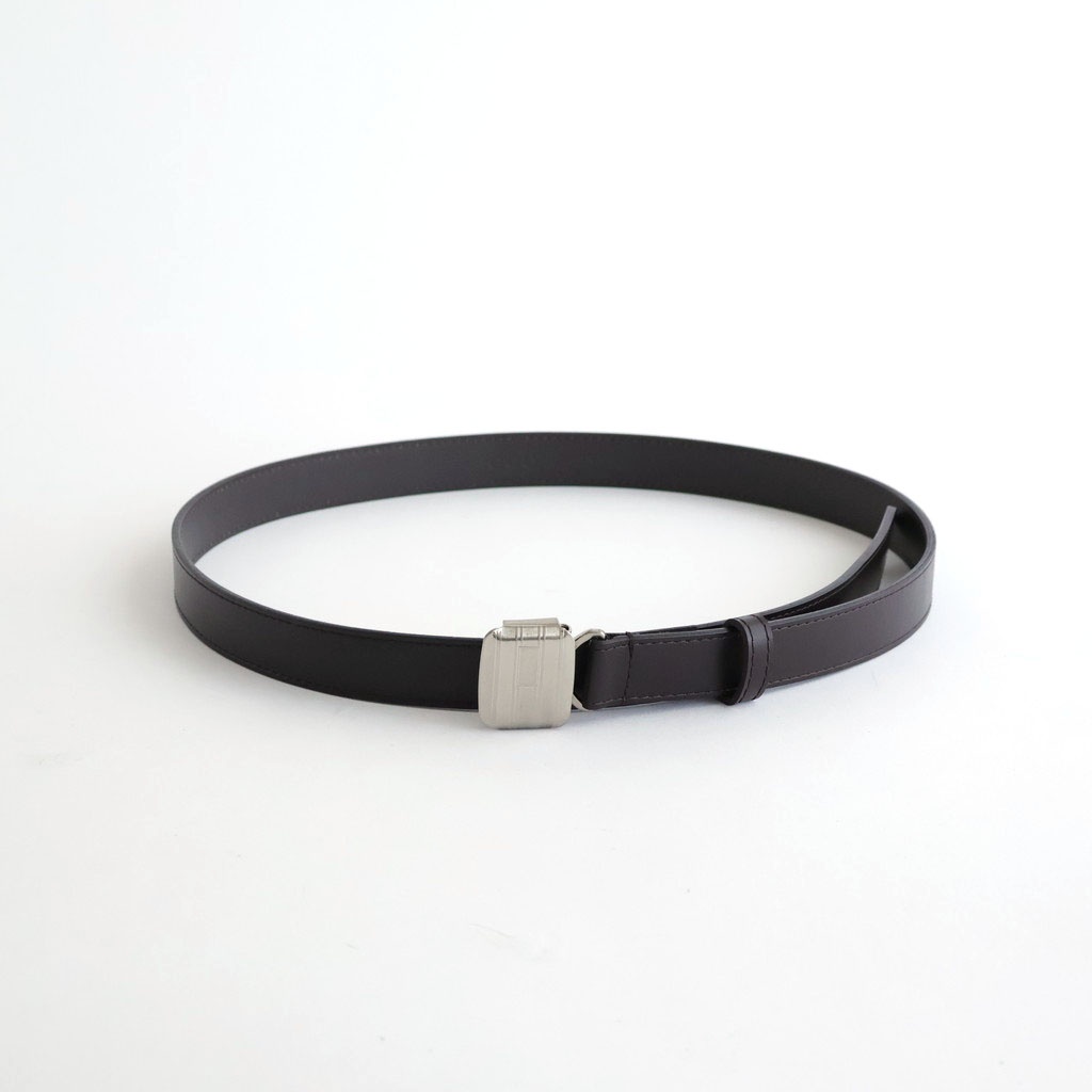 CCU｜SLIDE BUCKLE BELT #BROWN [AC-16-C-CALF-5]