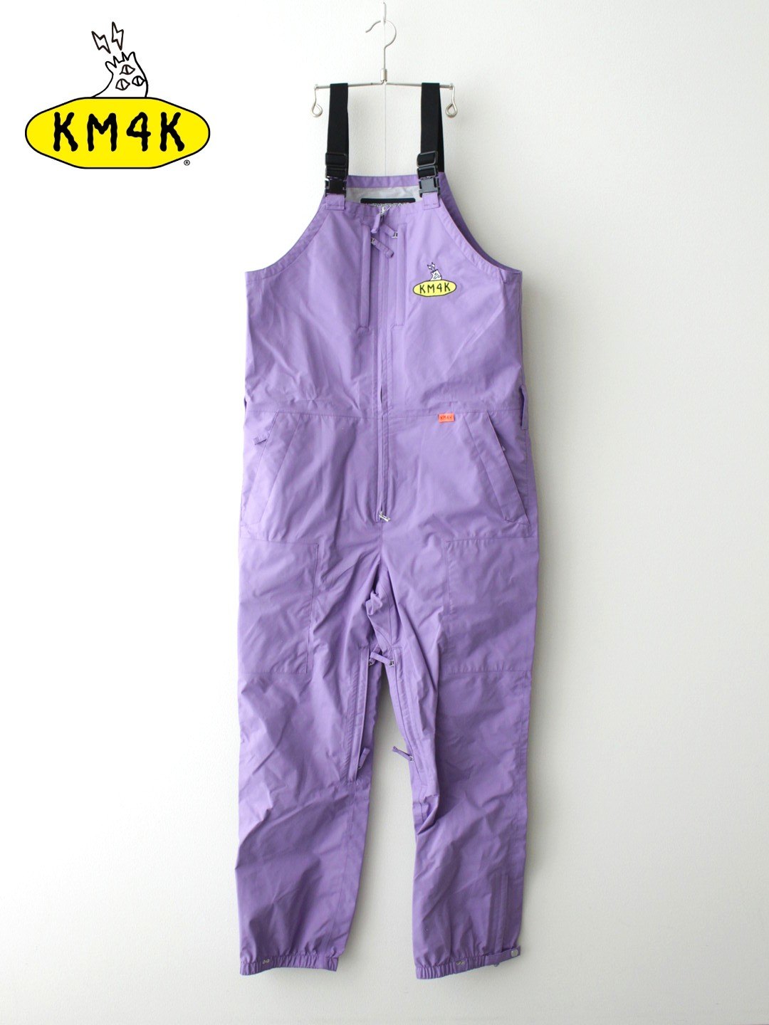 KM4K カモシカ｜25/26青写真 PARADICE BIB #CALM PURPLE パラダイスビブパンツ