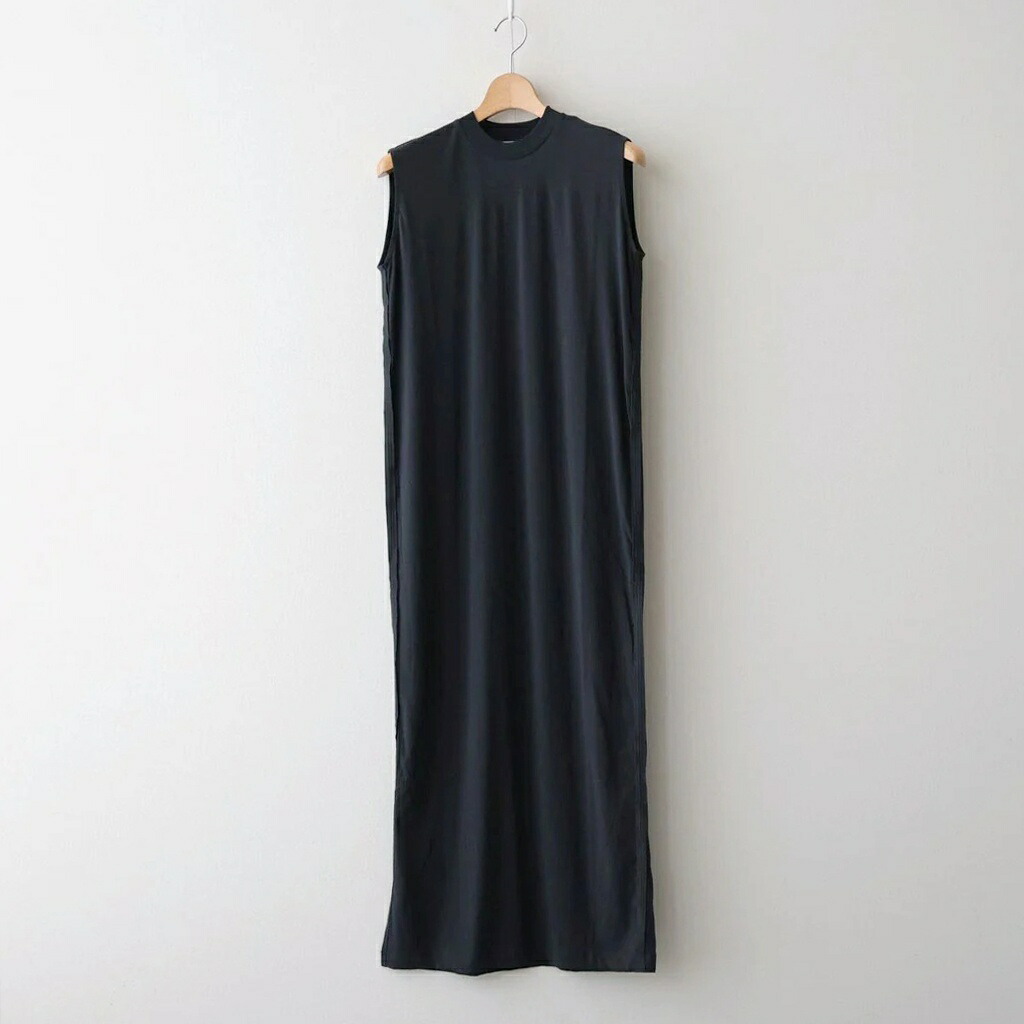 ATON｜FRESCA NUBUCK TANK TOP DRESS #CHARCOAL GRAY [OPAGLM0605] CHARCOAL GRAY