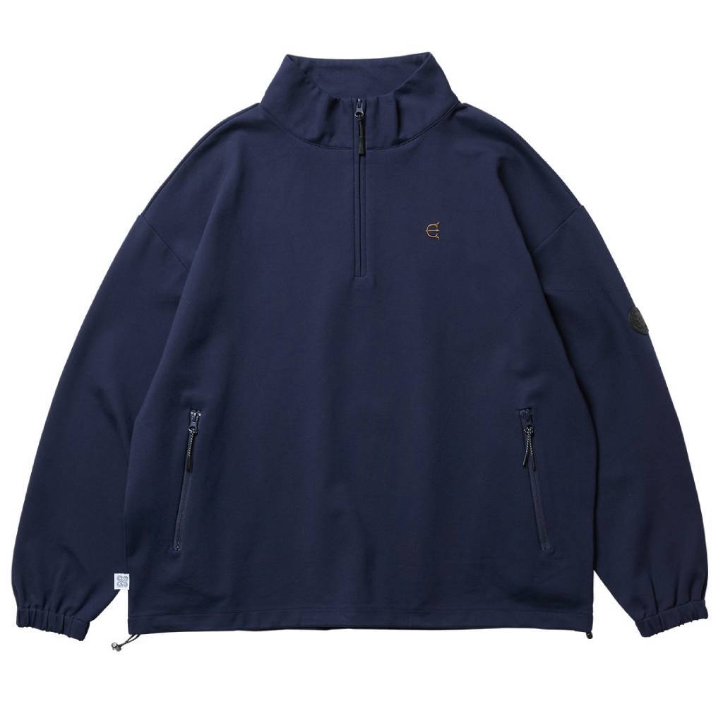 Evisen Skateboards｜PUNCH HALF ZIP SWEAT #Navy [26SS-SW05]