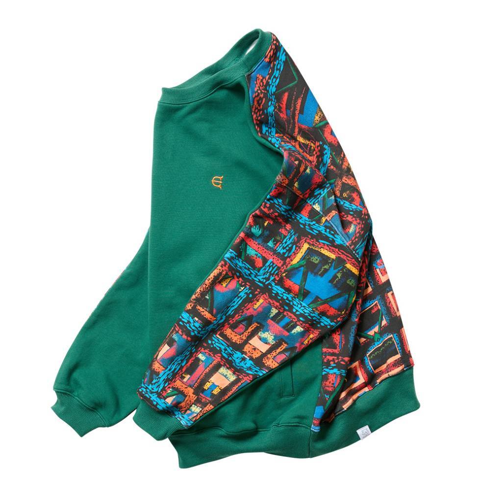 Evisen Skateboards｜JULIEN CARD CREWNECK #Green [26SS-SW01]