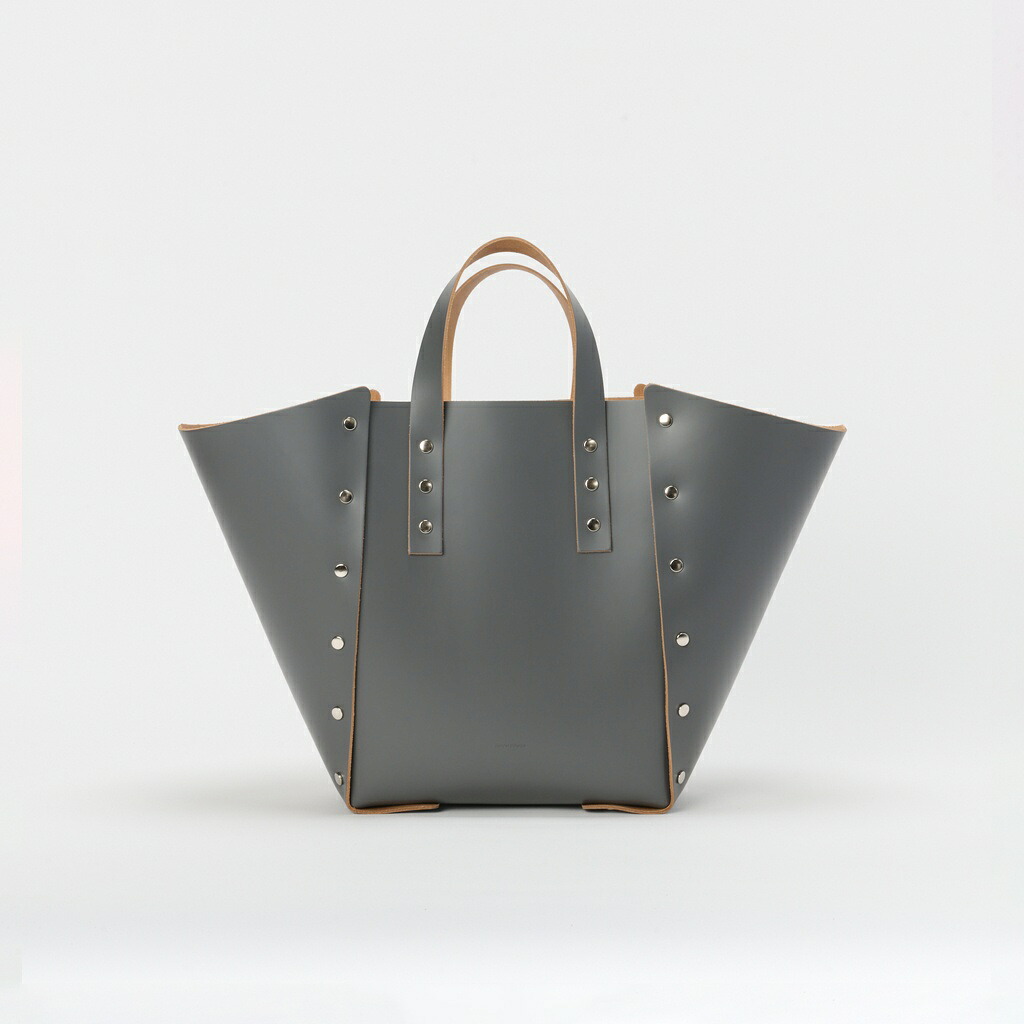 Hender Scheme｜assemble hand bag wide M #steel gray [di-ルビジウム-awm]