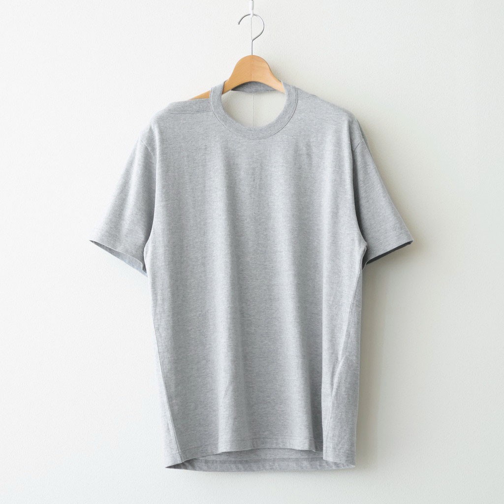 INSCRIRE｜Raffy Gauze 2-Way T-Shirt #LT.GREY [I26SS-CUT9]