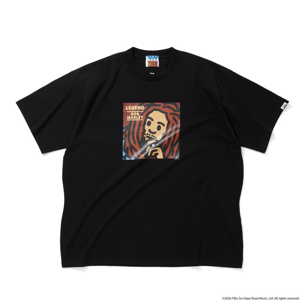 CITY COUNTRY CITY｜BOB MARLEY | COTTON T-SHIRT_LEGEND #BLACK [CCC-261T011]