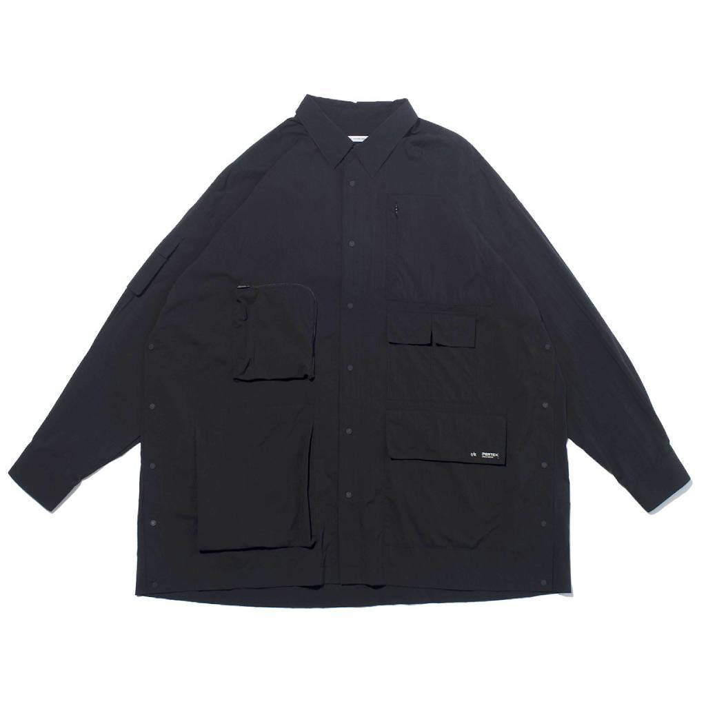 F/CE.｜PERTEX UTILITY LONGLINE SHIRT #BLACK [FPA02261U0004] BLACK