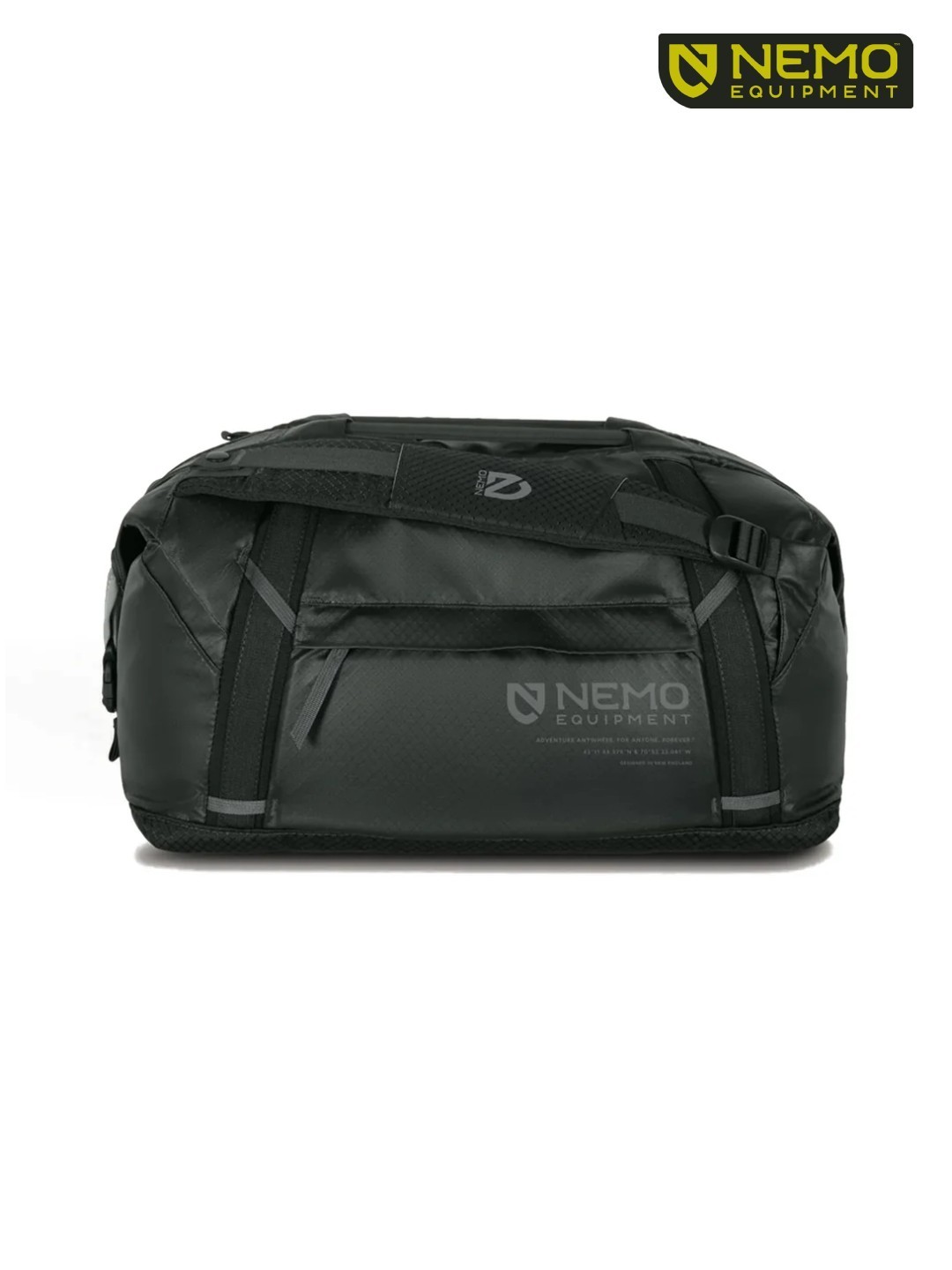 NEMO ニーモ｜Double Haul Convertible Duffel 30L #Goodnight Black ダブル大広間 30L