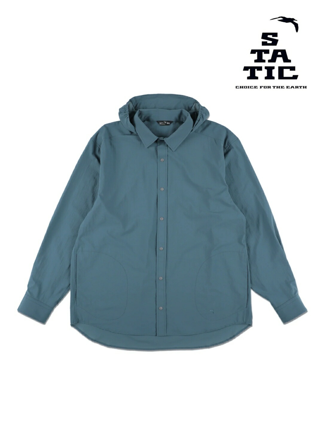 STATIC 静的｜Merced River Hood Shirts #Blue Slate [35202] マーセドリバー ボンネット ティーシャツ