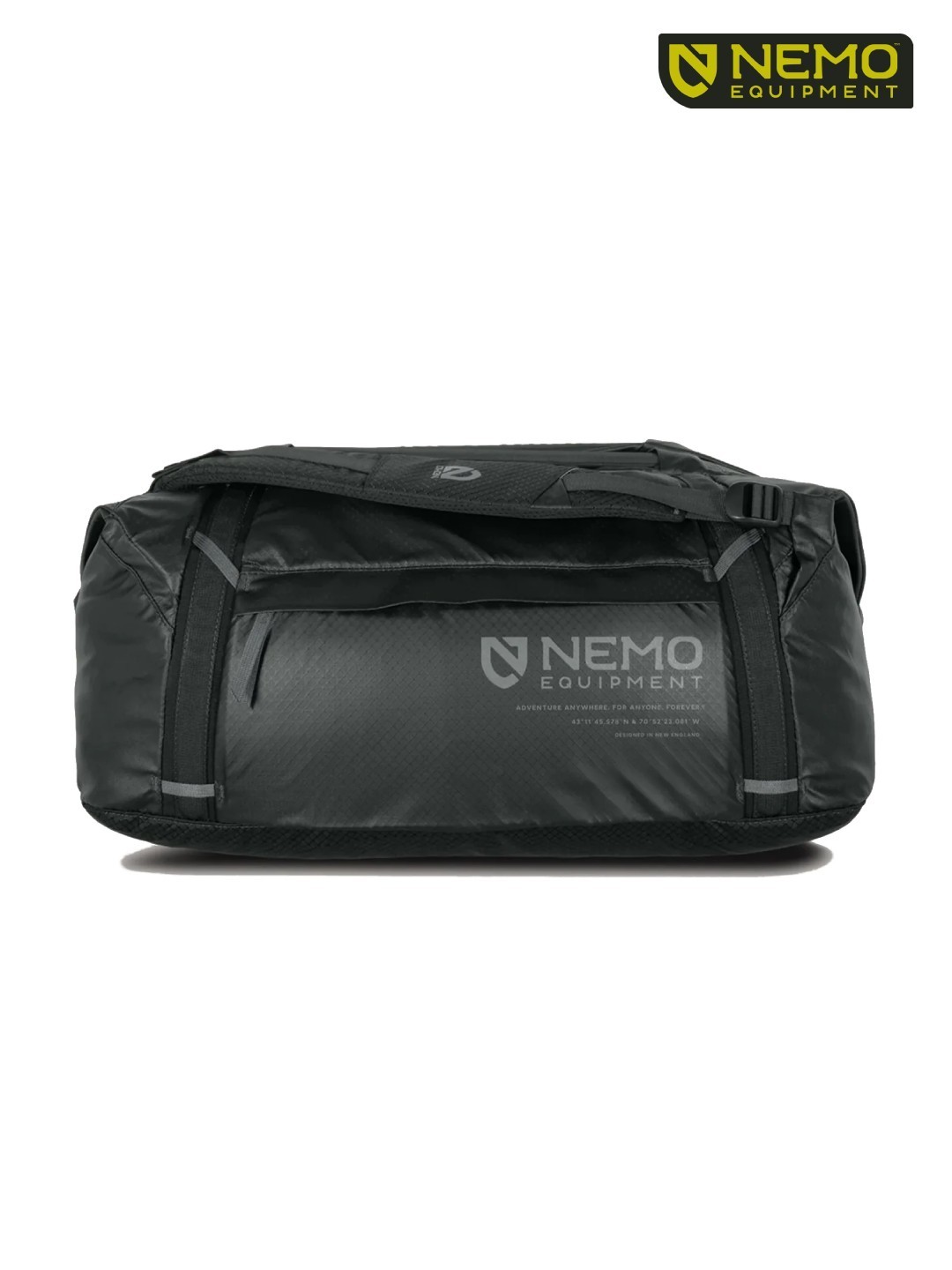 NEMO ニーモ｜Double Haul Convertible Duffel 55L #Goodnight Black ダブル大広間 55L