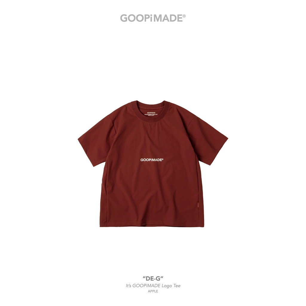 GOOPiMADE｜「DE-G」 It&rsquo;s GOOPiMADE Logo Tee #Apple [GOOPI-26SS-APR-02]｜TAMAYA-GROUP店 11,088円