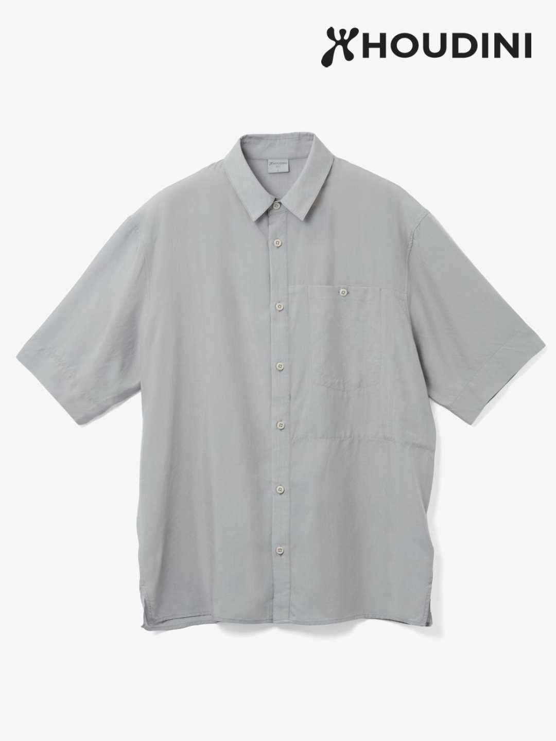 HOUDINI フーディニ｜Men's Tree Shortsleeve Shirt #Cloudy Gray [860051] メンズ ツリー ショートスリーブ シャツ｜TAMAYA-GROUP店