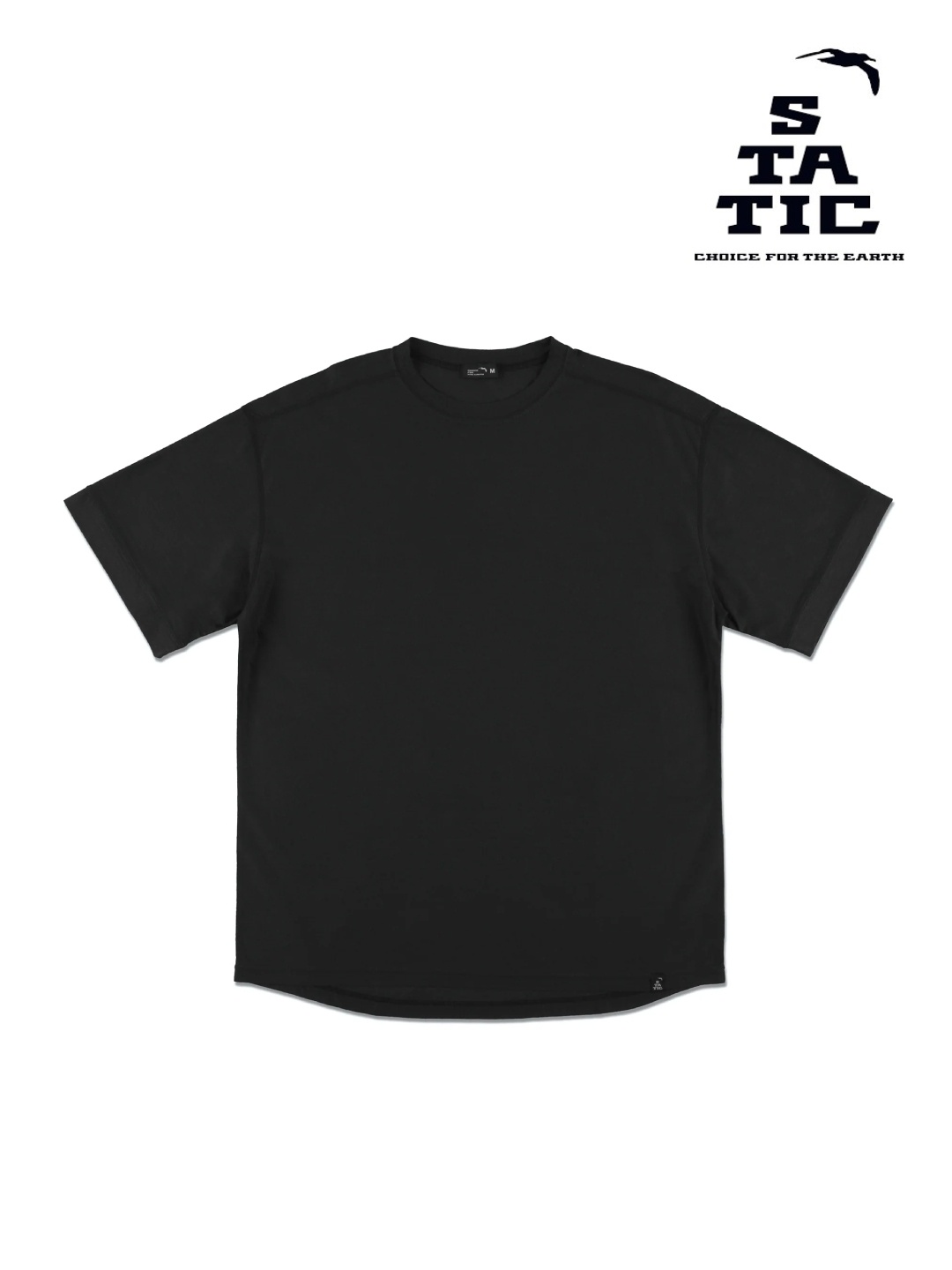 STATIC 静的｜RAW S/S #Off Black [36211] 置き目 遊撃手衣袂