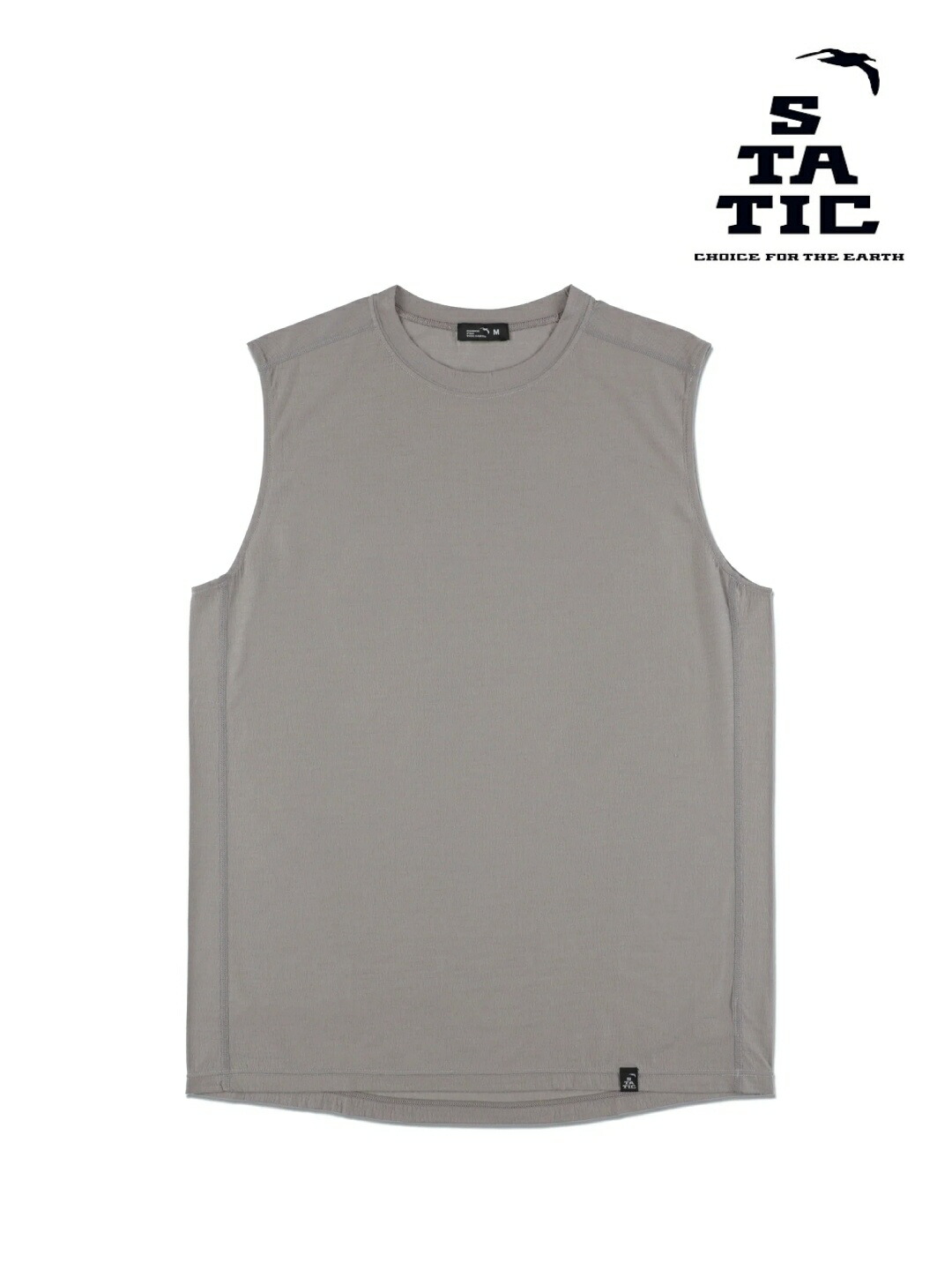 STATIC 静的｜RAW Sleeveless #Sandstone [36210] 置き目 衣袂受け答え