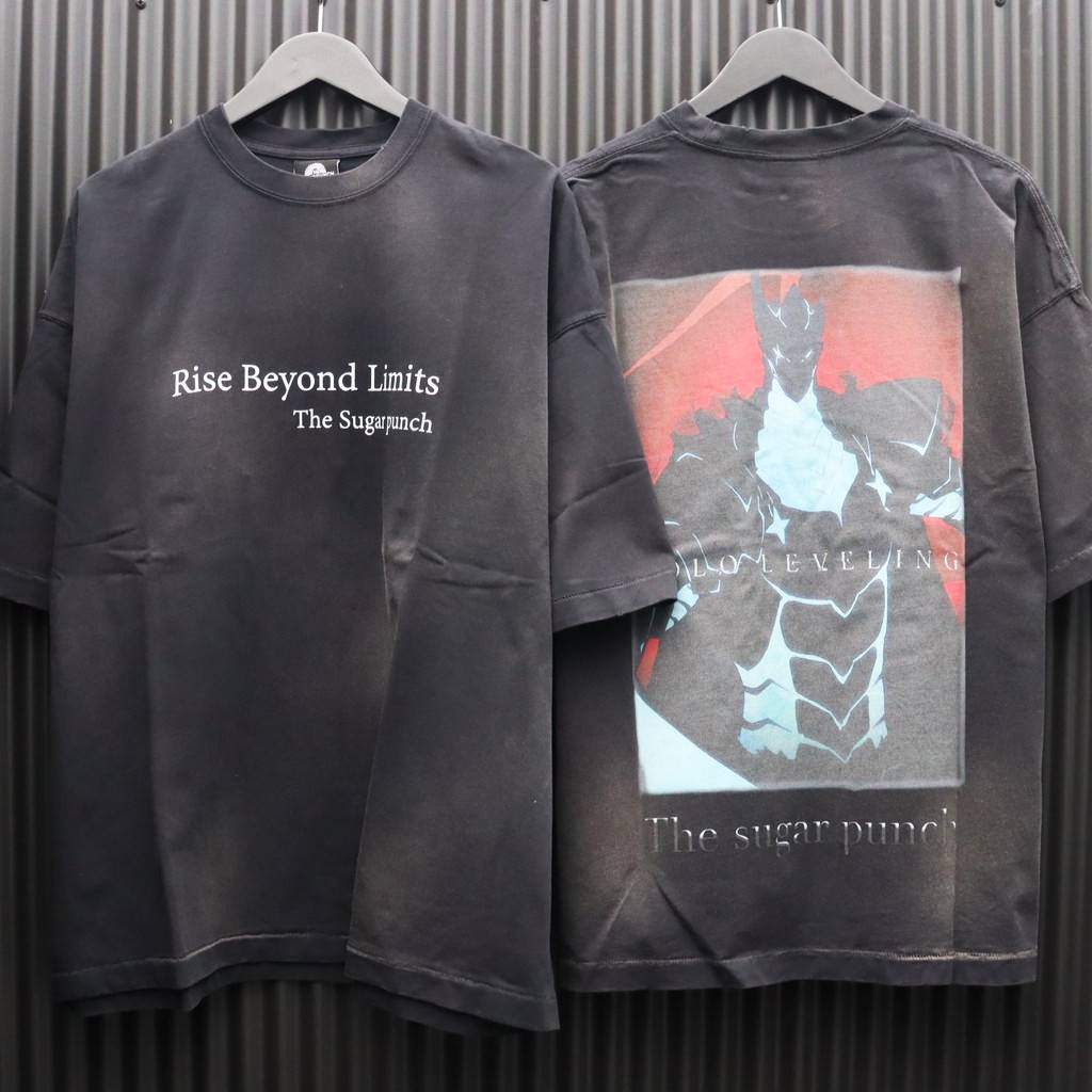 THE SUGAR PUNCH｜俺だけレベルアップな件 | S/S T-Shirt (IGURITTO 1) #BLACK [TOLM25AM002]